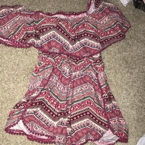 Off the shoulder romper